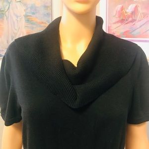 Access cowl neck sweater